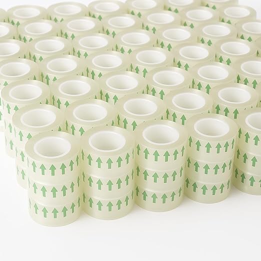 YGM Clear Packing Tape Refills The Office Supplies Fashion Classroom Must Haves School Supplies Packing Tape Dispenser Desk Accessories & workspace Organizers Shipping Tape School Trans Tape (40)