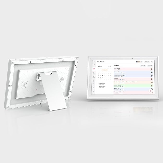 15.6 Inch Smart Digital Calendar, No Subscription Family Organizer with WiFi Sync for iCloud Google Outlook, Touch Screen Electronic Calendar, 1080P FHD Digital Photo Frame - by Aimuonos