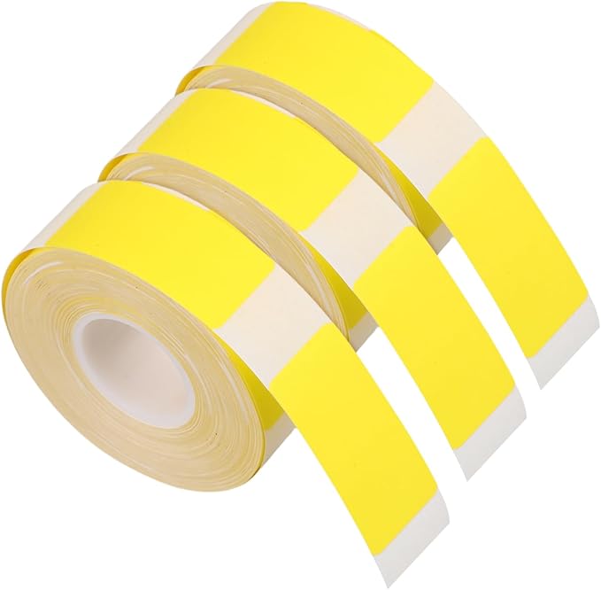 HOMSFOU 3rolls Thermal Label Stickers Self-Adhesive Printable Tapes for Home Office and School Use Labels Per Compatible