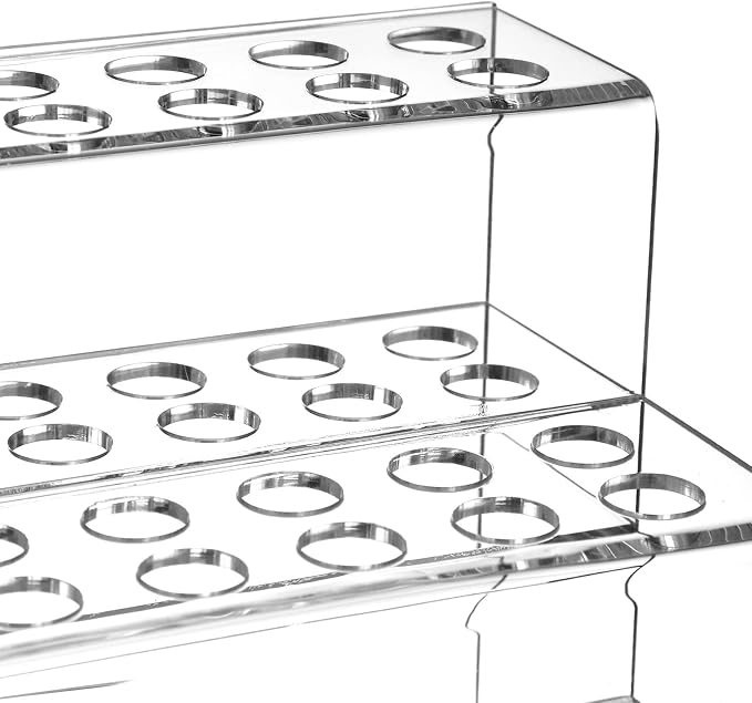 Gatuida Acrylic Pen Holder 48-Slot Desktop Organizer Clear Pencil Storage Box for Office Home Use 9.44 X 4.13 X 3.54 Inches