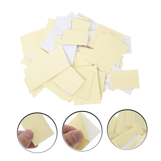 100pcs High Strength Double Sided Adhesive Tape Multipurpose Mounting Tape for Walls Mirrors Hooks Water Heat Resistant
