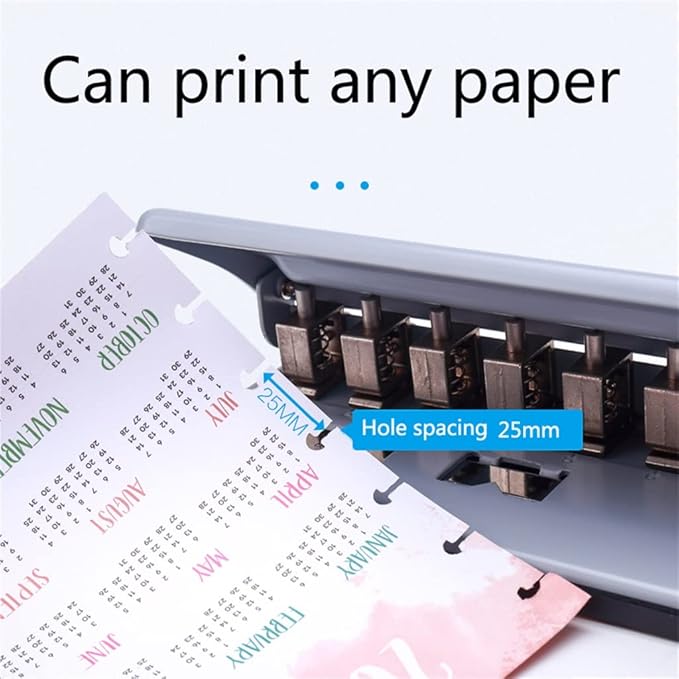 Mushroom Hole Shape Hole Puncher for DIY Paper Cutter T-Shaped Hole Puncher Craft Machine Office Stationery(E)