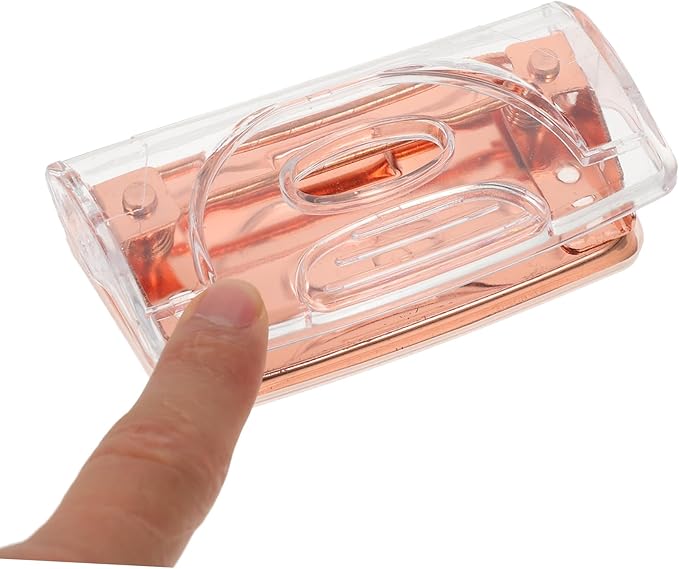 Holibanna 1Set Transparent Office Supplies Puncher Heavy Duty Staple Remover Ergonomic Design for Effortless Staple Removal Stylish Desk Accessories