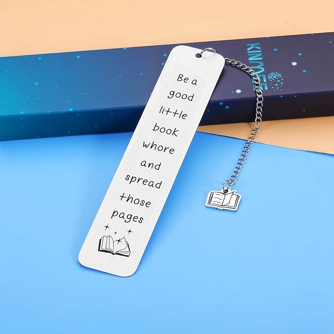 Smutty Bookmark Gifts for Women, Funny Bookmark for Women Bookish Nerds Bookworm Spicy Romance Bookmarks for Female Friends Her, Book Lovers Gifts, Christmas Stocking Stuffers for Women Men