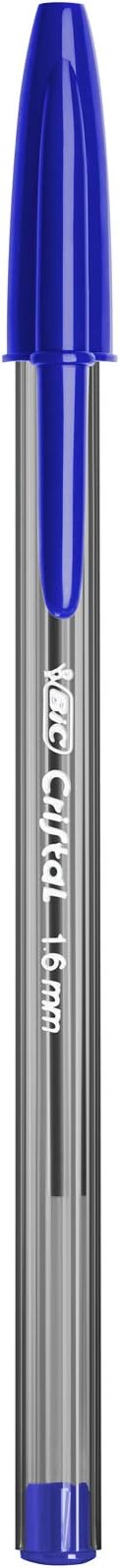 BIC Cristal Xtra Bold Ballpoint Pen, Bold Point (1.6mm) For Vivid And Dramatic Lines, Blue, 24-Count (Pack of 18, 432 Count Total)