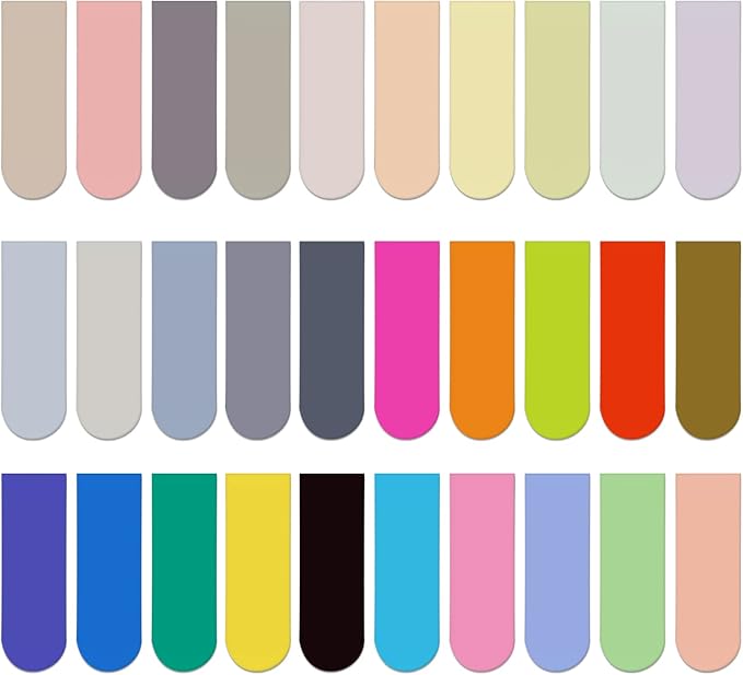 Magnetic Bookmarks - 30PCS Cute & Colorful, Magnet Clips for Women, Men & Kids, Bulk Teacher Bookmarks