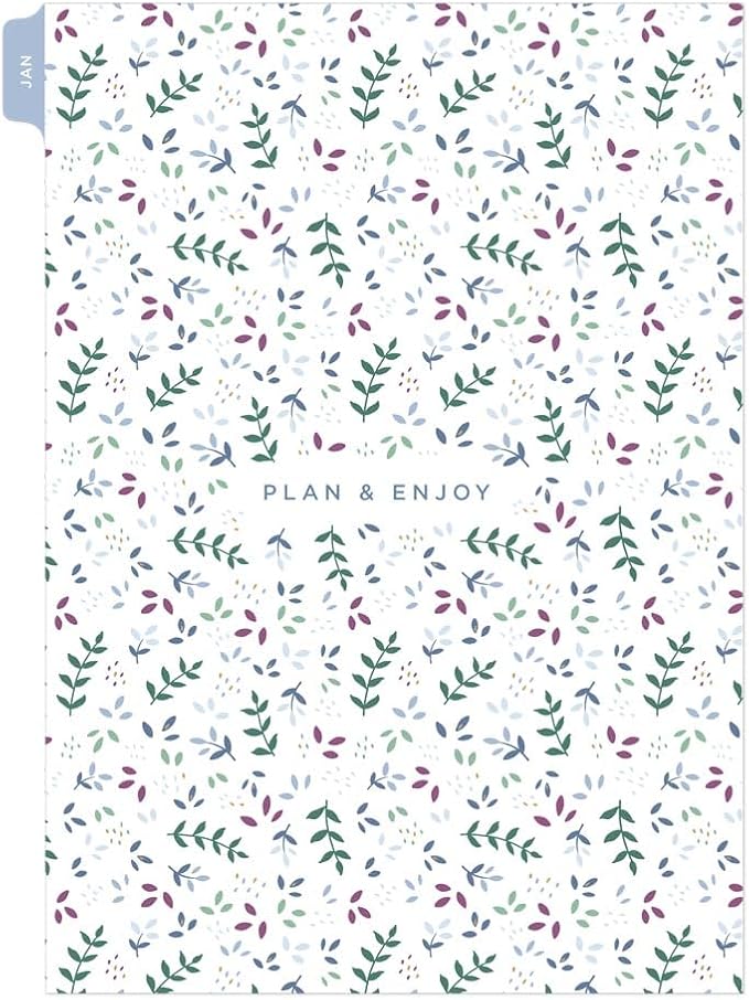Filofax Calendar Diary Refill, A5 Size, Week-to-View, Garden Minimal Diary Pack, Multilingual: Five Languages, 2026 (C68592-26)