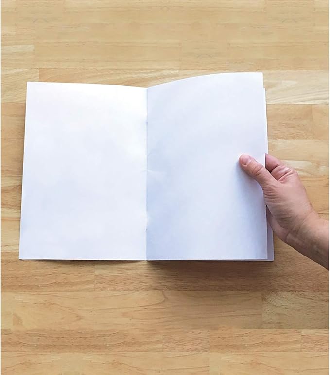 Carson Dellosa | Blank Books for Journaling | High-Gloss Cover, 7-inch x 10-inch, 12-Pack