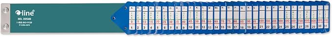 C-Line Heavy-Duty Indexed Sorter, 31 Dividers, Alpha/Numeric/Month/Date/Day Index, Letter Size, Blue Frame