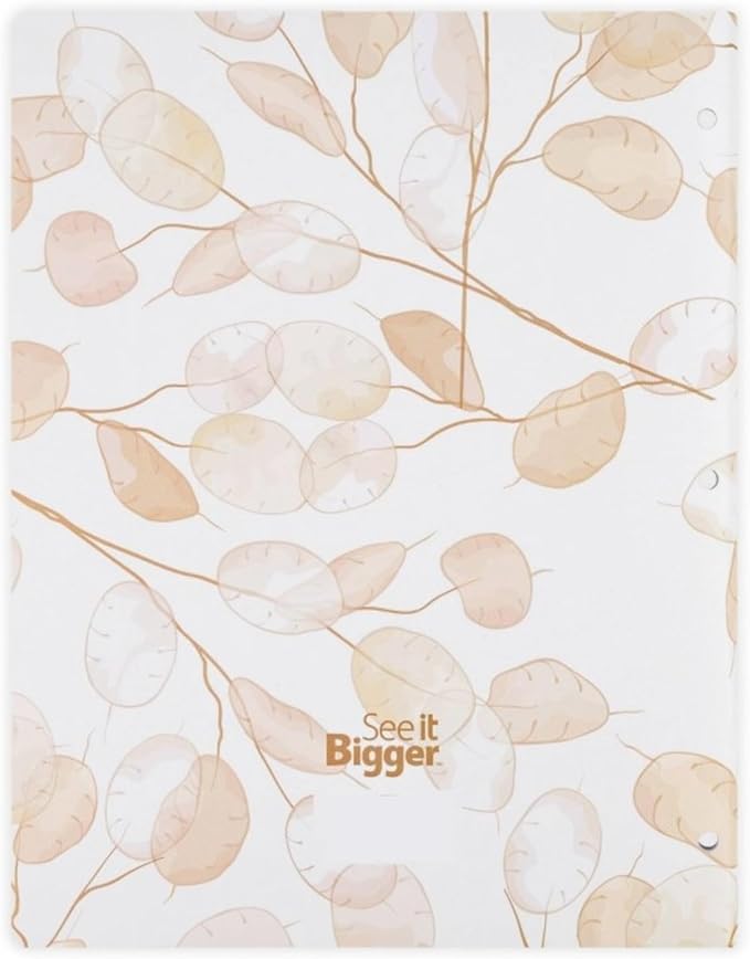 PlanAhead Home/Office 2-Year Monthly Planner, April 2026 – March 2028, 8.5 x 11 Inches and Customized Color Pen (Flowers)
