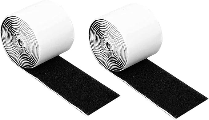 2rolls Hook and Pedal Mounting Tape for Electric Guitar Pedalboard Strips for Easy Attachment and Organization of Effects Pedals