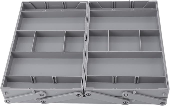 AMAKO Expandable Desk Organizer Tray: 3 Tier Drawer Organizer,for Jewelry, Cosmetic, Utensils & Office Supplies, Multi Level Storage Solution (2 Tier)