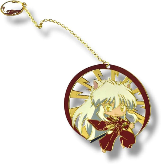 Anime Bookmark Gojo Satoru Metal Bookmark with Chain Japanese Style Manga Accessories Otaku Collectible Reading Gift Anime Gifts Gojo Gifts Book Lover Present Japanese Anime Merch (Inu)