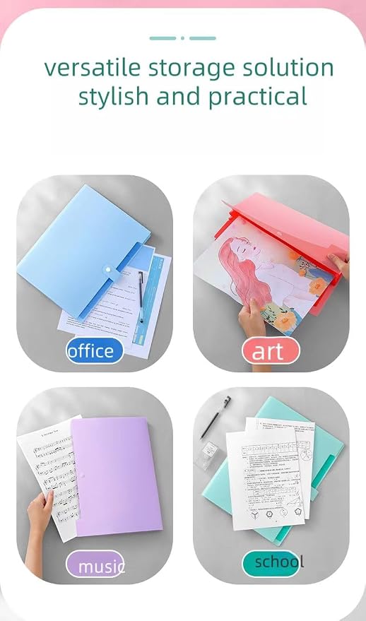 Blue Accordion File Folder 8 Pockets Expanding File Organize with Labels,A4 Letter Size Paper Document Receipt Organizer Accordion Filing Folder for Classroom,Home,Office