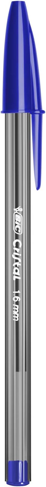 BIC Cristal Xtra Bold Ballpoint Pen, Bold Point (1.6mm) For Vivid And Dramatic Lines, Blue, 24-Count (Pack of 18, 432 Count Total)