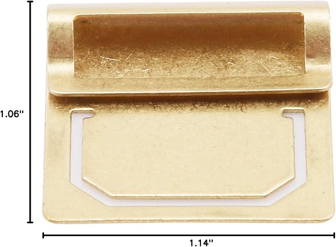 6pcs Airlove Retro Brass Journal Clips & Planner Clips, Mini Planner Bookmark & Index Label Clip – Ideal Stationery Gift for Readers/Students