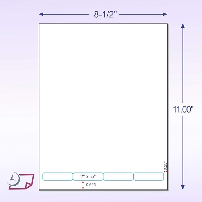 Next Day Labels - Integrated Laser Form with Label Combination (2x1/2 | 4 Labels | Case of 1500)