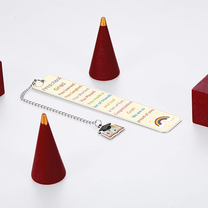 Preschool Graduation Gift for Kids, Pre School Graduation Gifts for Girls Boys, Bookmarks for Kids, Pre-k Kindergarten Graduations Supplies for Son Daughter, Graduation Gifts for Preschoolers
