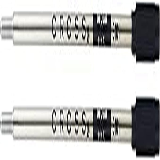 Cross Ballpoint Pen Refill - Black - Broad - 2-Pack - Refill for Consistent Ink Flow - Quick-Drying &