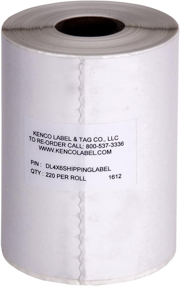 4" x 6" Compatible with Dymo® 4XL Postage Shipping Labels, Compatible with Dymo® 1744907 (1 Roll - 220 Labels Per Roll) (1 Pack)