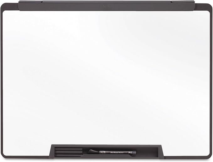 Quartet MMP75 Dry-Erase Board, Motion Cubicle, w/marker,36-Inch x24-Inch, Black