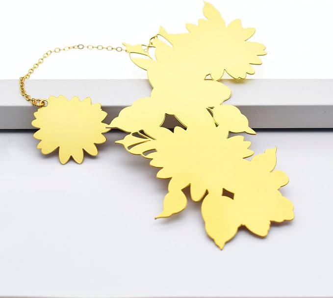 BLBMH Flowers Bookmark for Women, Mothers, Teachers - Unique Gifts, Cute & Funny Metal Book Marks for Girls & Moms - F4 Daisies