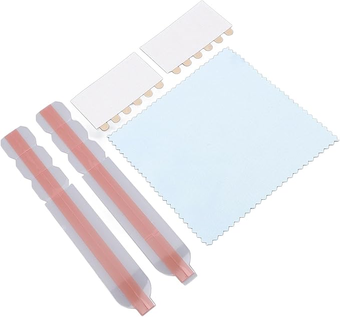 Hilitand 5 Set Filter Adhesive Strips, Computer Screen Mounting Accessories Double Sided Adhesive Strips for Laptops and Monitors