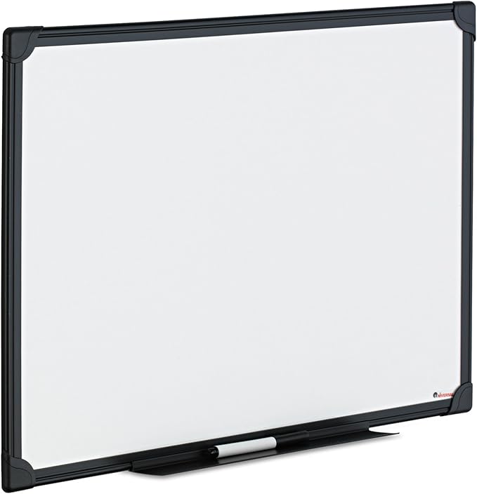 Universal One Sleek Easel Style Dry Erase Board, 24 x 18" (43630)