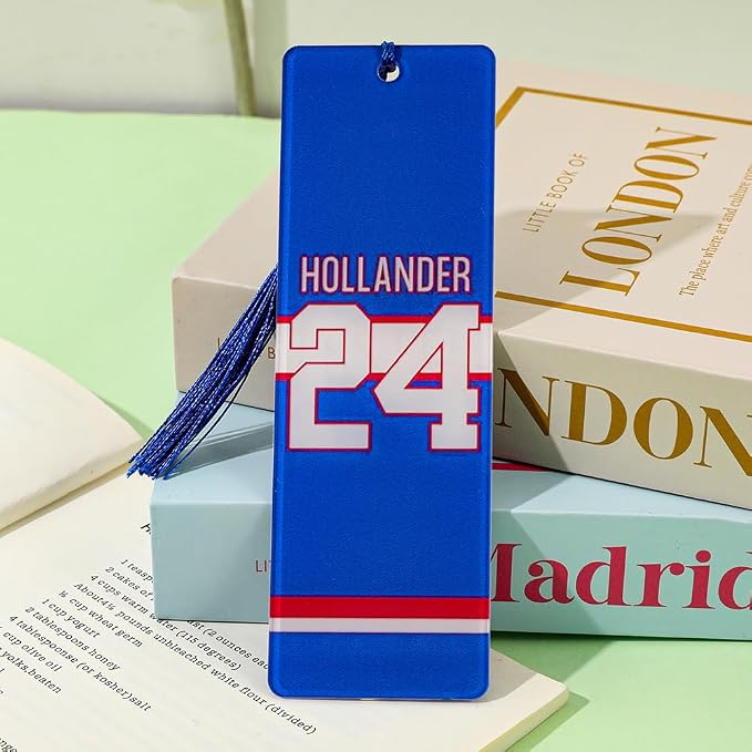 Heated Rivalry Inspired Bookmark Merch Stuff, Ilya Rozanov 81 Shane Hollander 24 Acrylic Bookmarks Gifts Accessories Merchandise for Fans Women Men Easter Birthday Book Lovers (2pcs Style A)