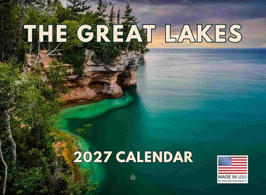 Great Lakes of Michigan Calendar 2027 Monthly Wall Calender 12 Month