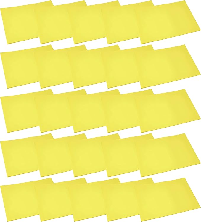 Creatology 22” x 28” Poster Board - for School Projects, Artwork, Photographs, Garage Sale - Yellow, Bulk 24 Pack