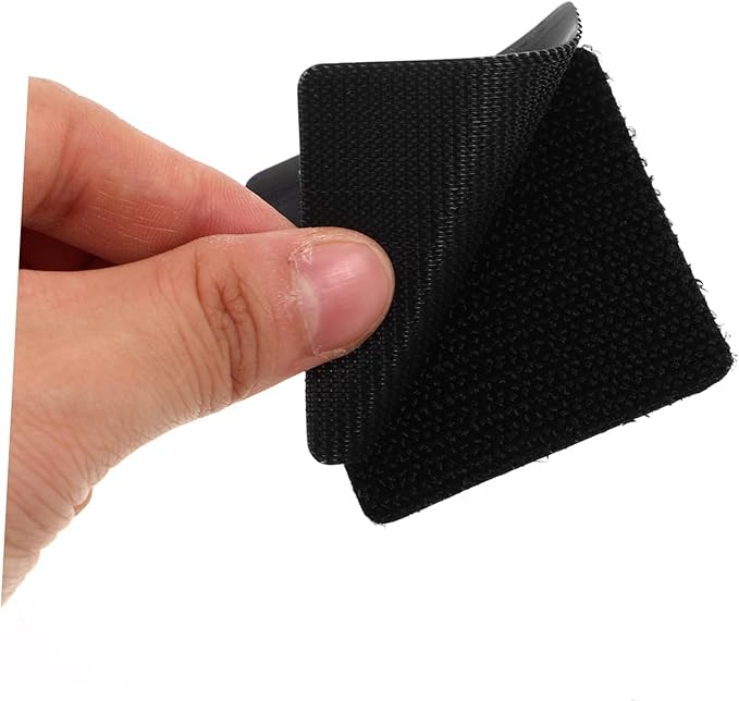 OUNONA 10sets Car Rug Adhesive Hook and Loop Tape for Car Carpets Heat Resistant