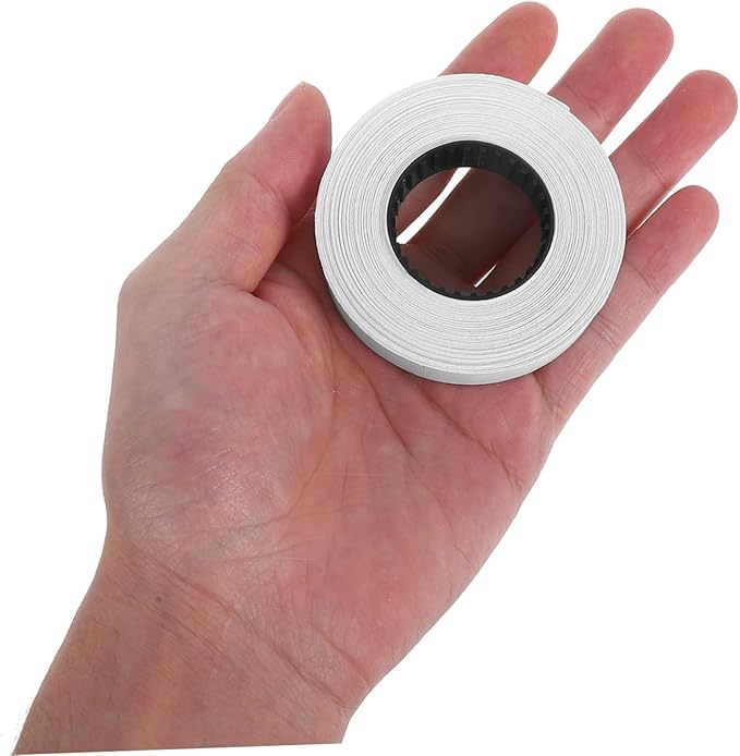 HOMSFOU 6600 Price Tag Labeler Paper 10 Rolls Pricing Sticker Labels for Retail and Office Use Sturdy Easy to Use Price Tags for Marking and Organizing