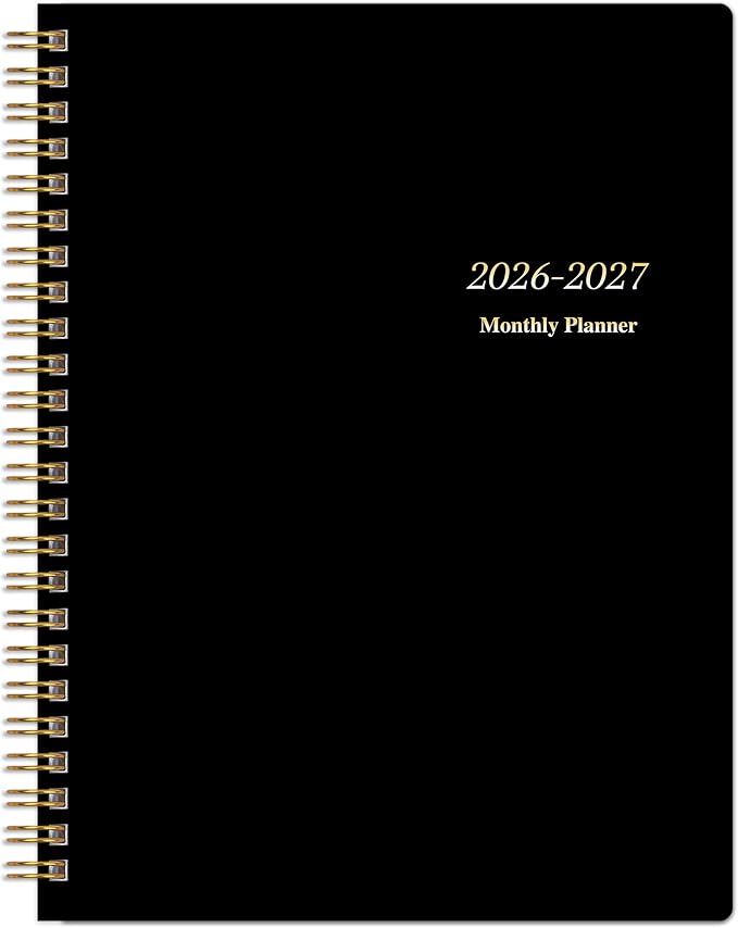 Monthly Planner 2026-2027, Jan 2026 - Dec 2027, 2 Year Calendar 2026-2027 Monthly Planner, 7.5" x 10", 24 month Calendar With Goals To Do List, Habit Tracker Suitable for Schools & Offices & Home
