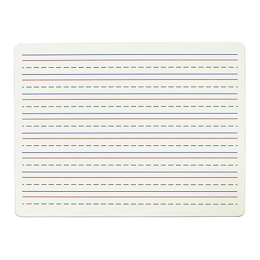 C-Line Two-Sided Dry Erase Lapboard, Lined on One Side