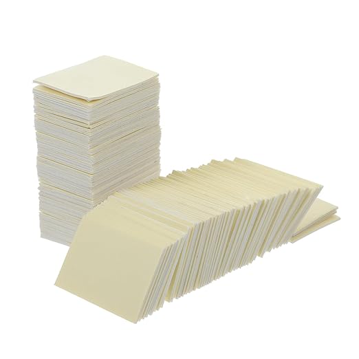 ULTECHNOVO 100pcs Double Sided Tape Mounting Sticky Tape Adhesive for Hangers Mirrors