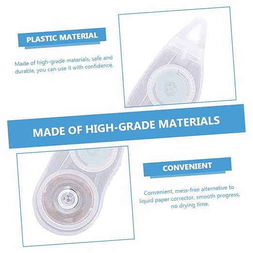Uonlytech 6Pcs Correction Tape Portable Tapes for Students Convenient Instant Correction for School and Office Supplies and Easy to Use
