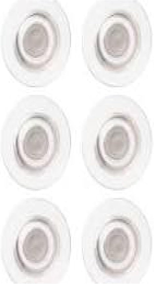 Lorell 1.2" Diameter - Round - 6 Pack - Clear Board Magnet - Minimalist Style - Office Supplies