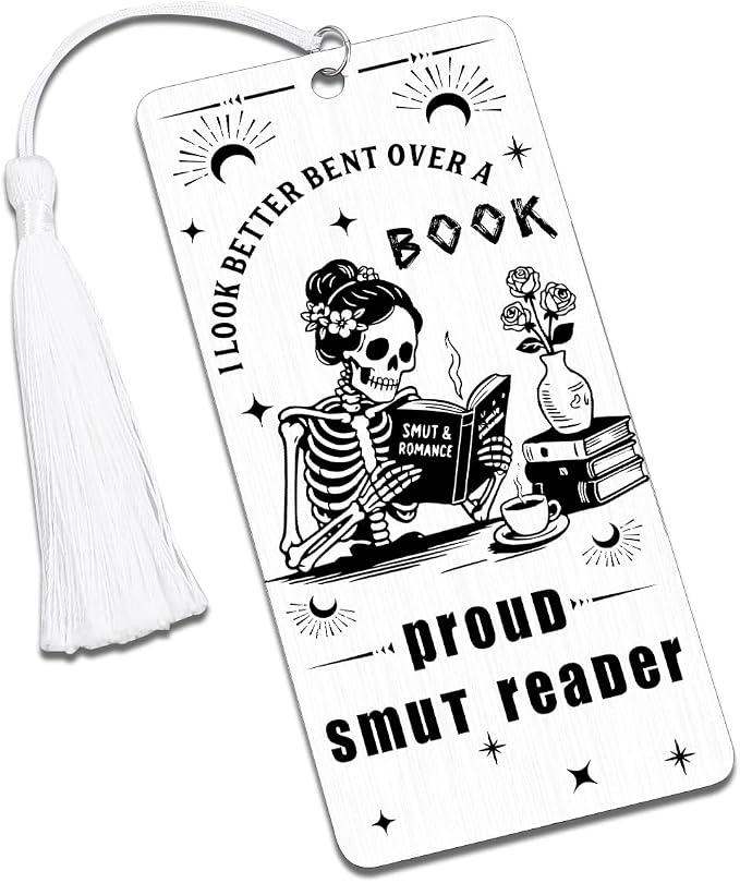 Boo Basket Stuffers for Women - Horror Bookmarks for Reading Women, Spooky Halloween Gifts for Adults, Christmas Birthday Gift Ideas for Reader, Dark Romance Bookmark for Book Lover