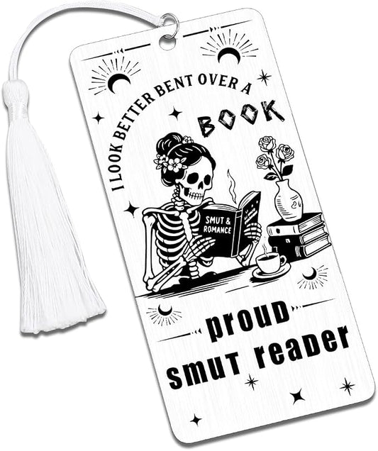 Boo Basket Stuffers for Women - Horror Bookmarks for Reading Women, Spooky Halloween Gifts for Adults, Christmas Birthday Gift Ideas for Reader, Dark Romance Bookmark for Book Lover