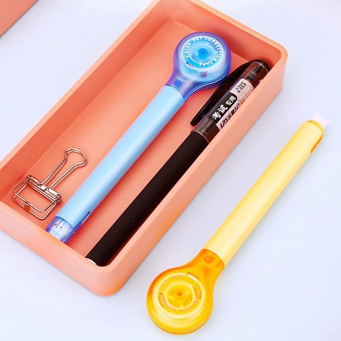 Didiseaon 5pcs Mini Correction Tape Pen Small Portable Adhesive Tapes for Students School Office Supplies for Writing Craft Random Color