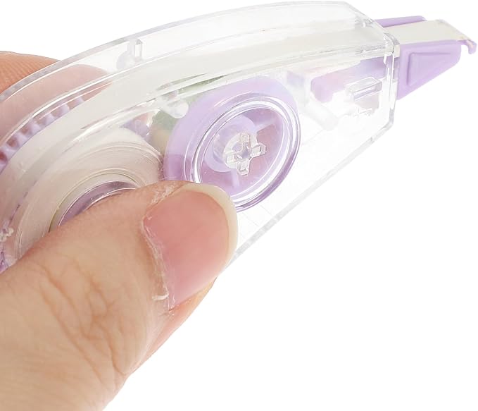 Beavorty Correction Tape Set 10pcs Mini Colorful Adhesive Correction Tapes Large Capacity Practical Stationery for Students School Office Writing Supplies