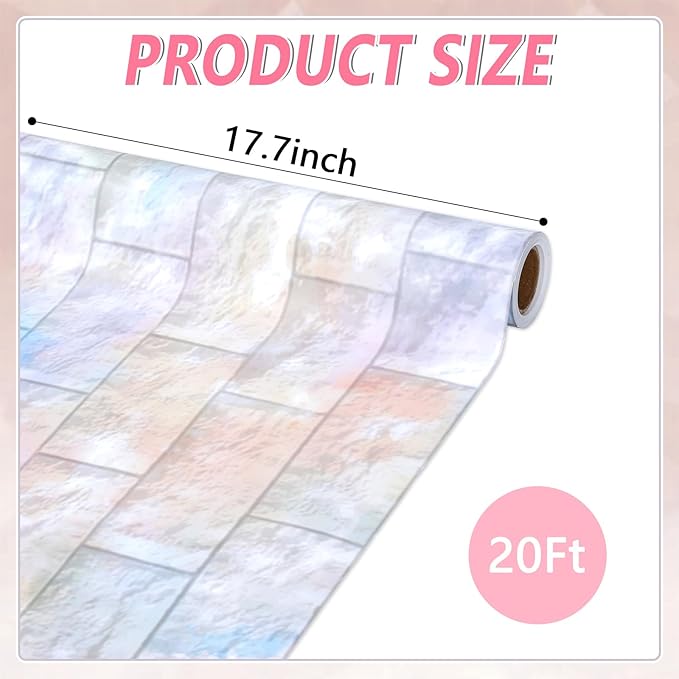 Graffiti Wall Bulletin Board Paper Roll Pastel Brick Gradient Stone Bulletin Board Background Back to School Classroom Decor Poster for Art Craft DIY Projects Home Office Party Supplies 17.7in x 20ft