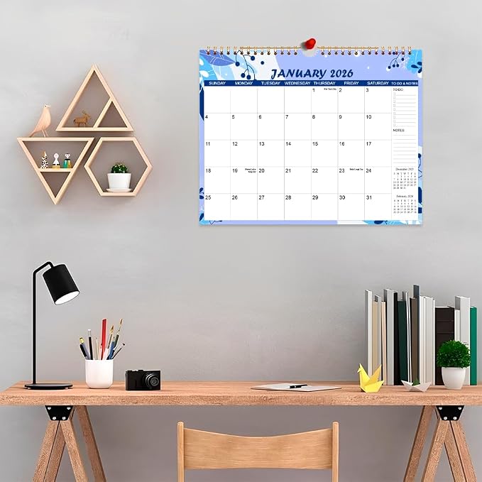 2026-2027 Calendar - Wall Calendar from Apr 2026 to Jun 2027, 15 Monthly Planner with Seasonal Designs for Planning and Organizing for Home or Office, 11.5 x 14.5 In Calendar 2026-2027