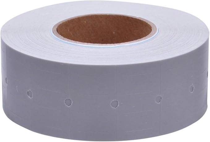 Gray Labels to fit Motex® MX5500 Price Guns 16 Pack (Free Ink roll Included)