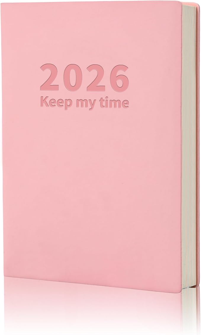 Planner 2026 Weekly and Monthly Planners for Purse 5.5" x 3.9"Cute Small Daily Academic Calendar 320page Hardcover Planning Agenda Book Academic Planner Vegan Leather Softcover, Goal Tracker Organizer Planning for Daily Schedule School Office Schedule ...