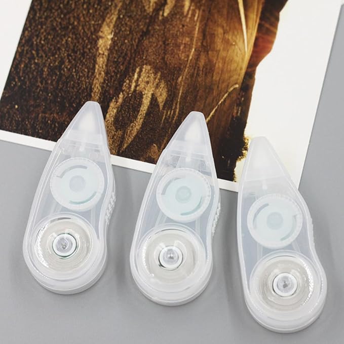 DOITOOL 6pcs Correction Tape for Students, Portable Daily Use Correcting Tape with Dispenser, School Supplies for Study and Office Writing Tasks