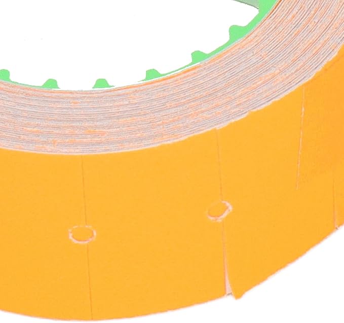 Tyenaza Pricing Labels, 15000 Pieces, Orange, Compatible with M5500, MX5500, AK813, HG979, 21x12mm, Strong Adhesive, Visible, Marking Coding Price Gun Labels