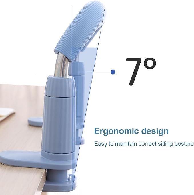 Children Sitting Posture Corrector, Writing Desk Posture Corrector Rack, Adjustable Anti Myopia Writing Frame, M Shaped Protective Rails for Home School