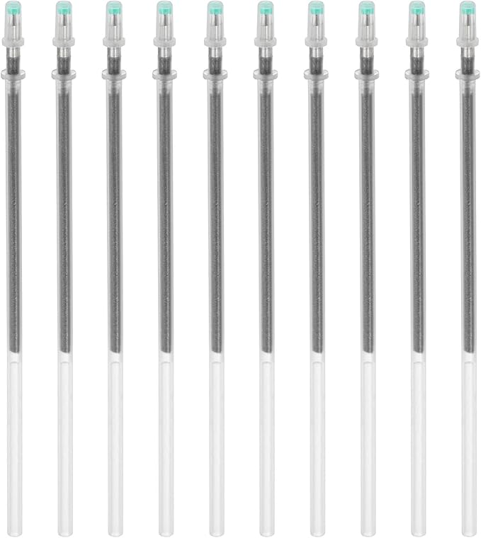PATIKIL 1mm Gel Pens Refills, 24 Pack Sparkle Metallic Ink Bold Point for Adults Coloring Books Scrapbooking Art Drawing Journaling, Silver
